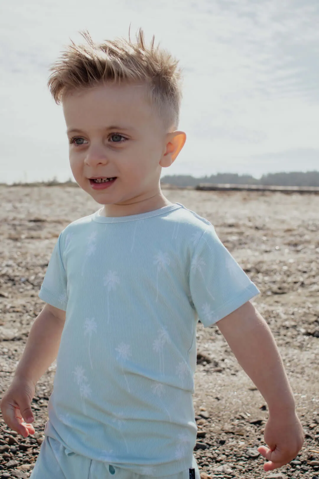 Lush Palms Bamboo T-Shirt and Shorts Toddler Set