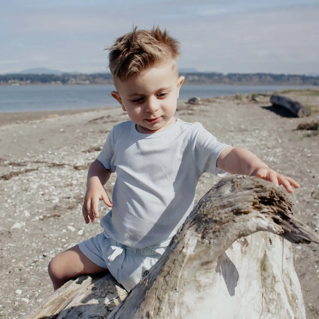 Lush Palms Bamboo T-Shirt and Shorts Toddler Set