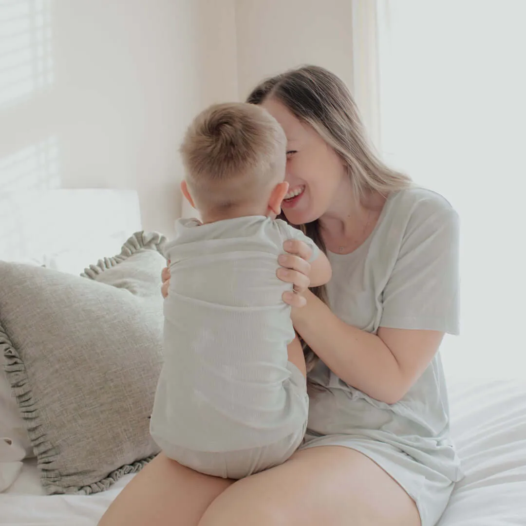 Lush Palms Bamboo T-Shirt and Shorts Toddler Set