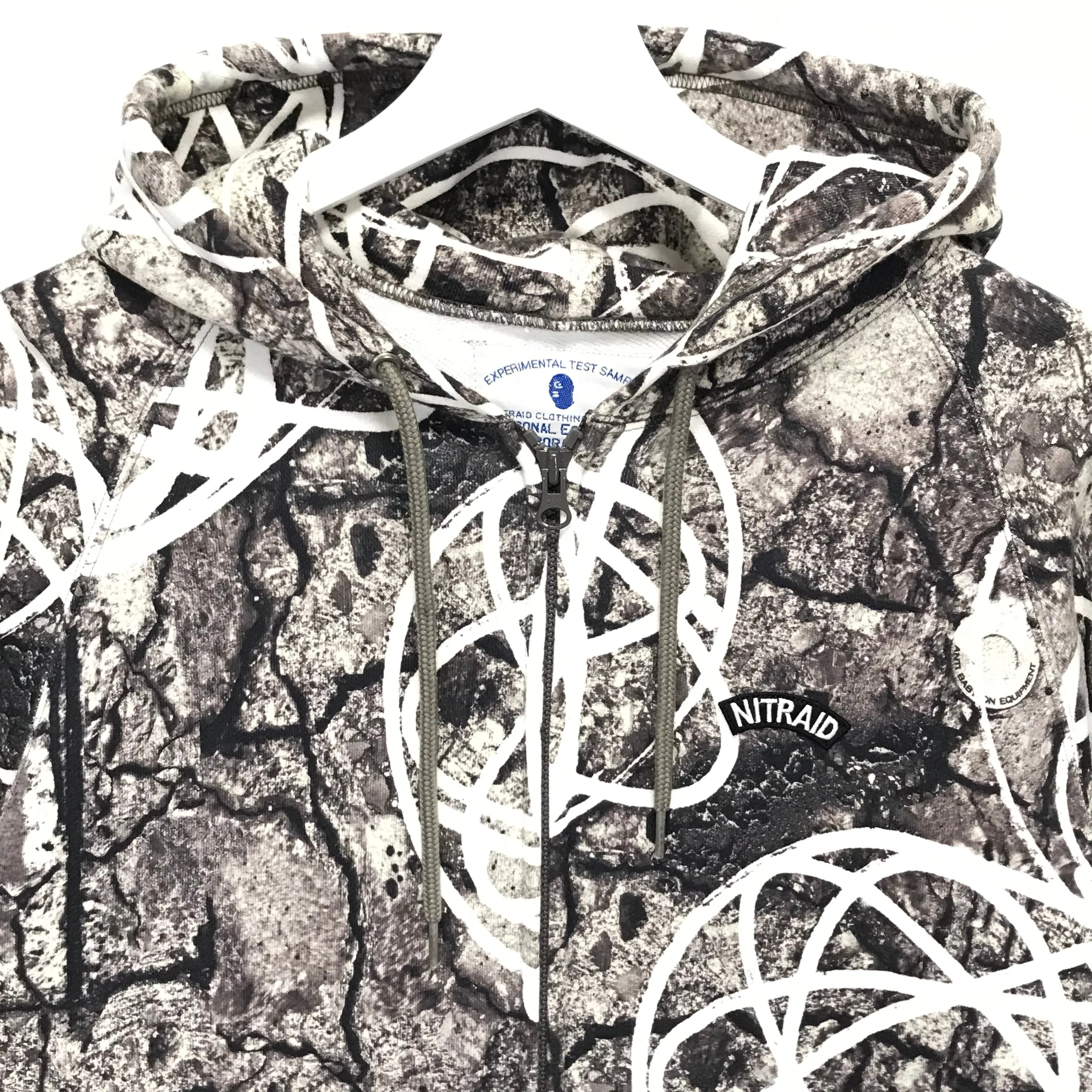 [M] NITRAID X FUTURA REAL STONE CAMO HOODIE GREY