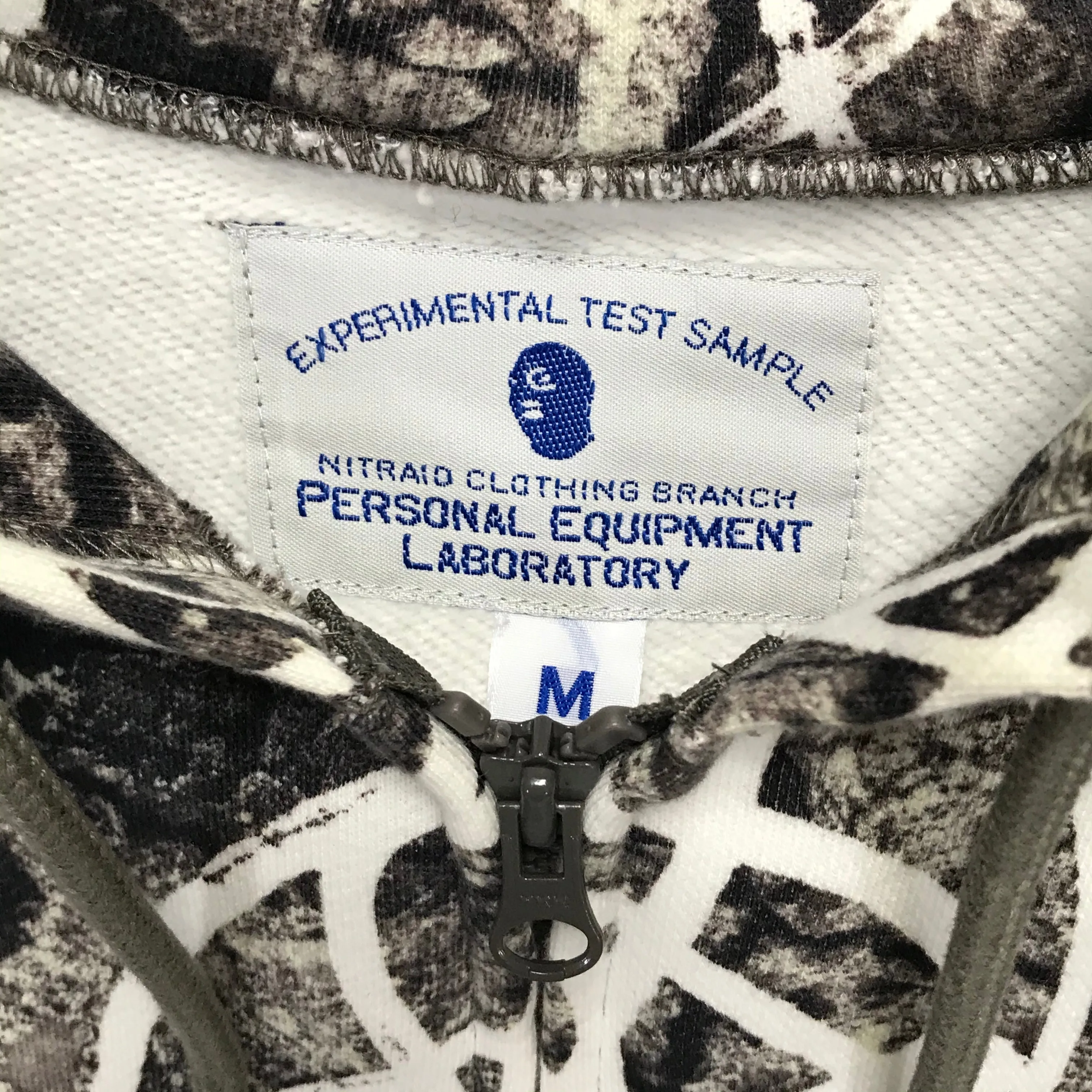 [M] NITRAID X FUTURA REAL STONE CAMO HOODIE GREY