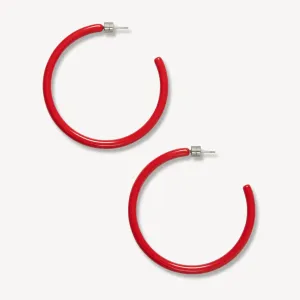 Machete - Large Hoops (Ruby)