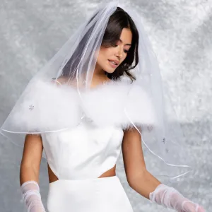 Marabou Feather Shrug