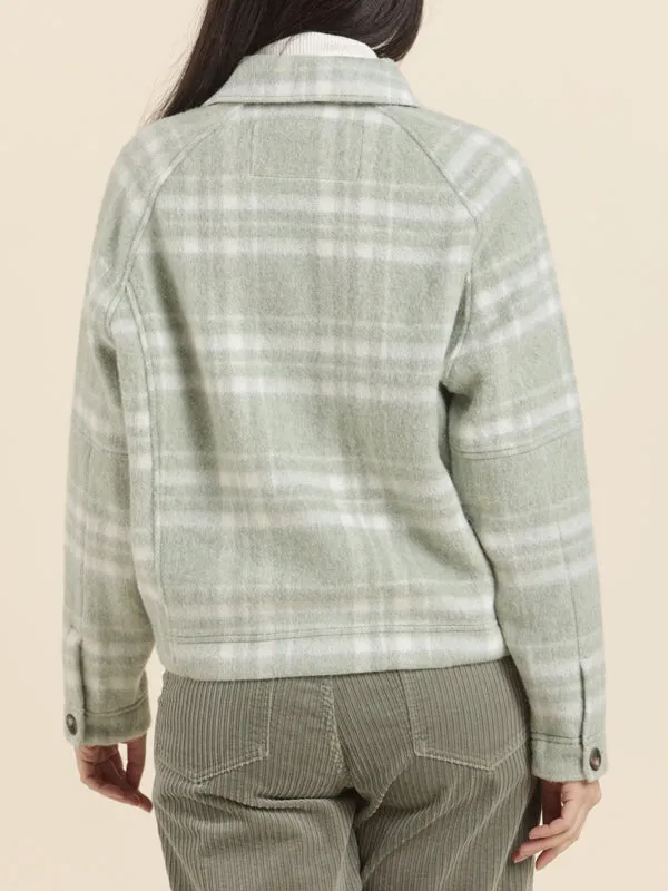 Mat De Misaine Varro Jacket Sage Check