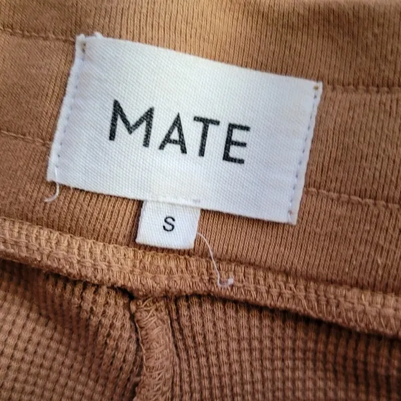 MATE THE LABEL CROPPED THERMAL TOP AND SHORTS SET IN SEDONA
