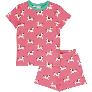 Maxomorra Pink Unicorn Pj Set Dxs2413-Sxs2407