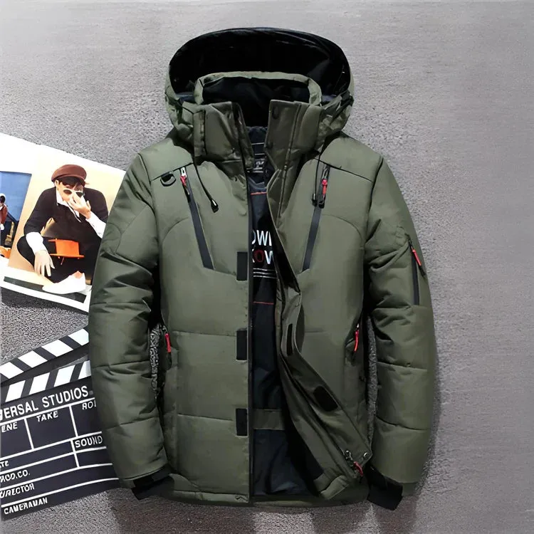 Mayo - modern winter jacket with a hood