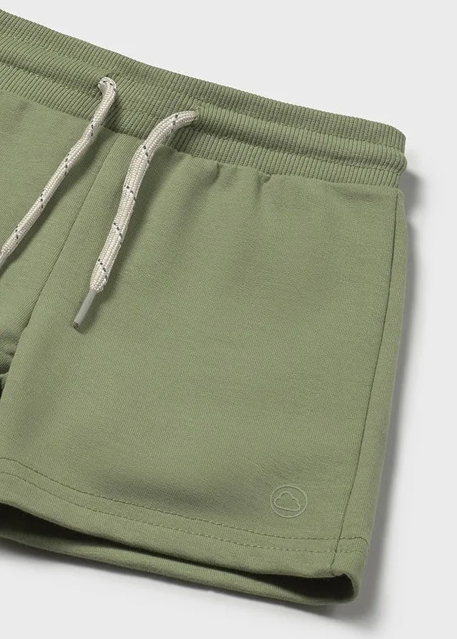 Mayoral Fleece Shorts Sage