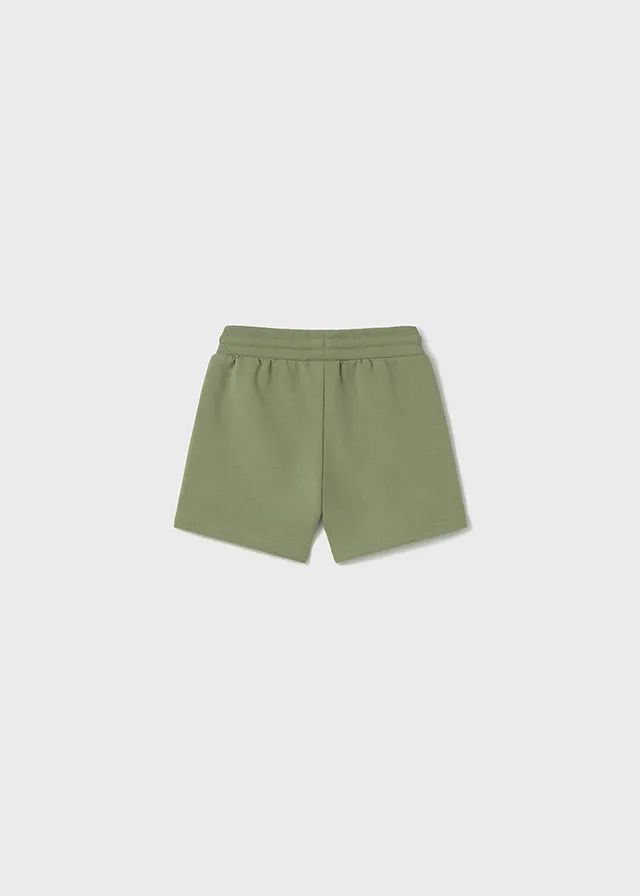 Mayoral Fleece Shorts Sage