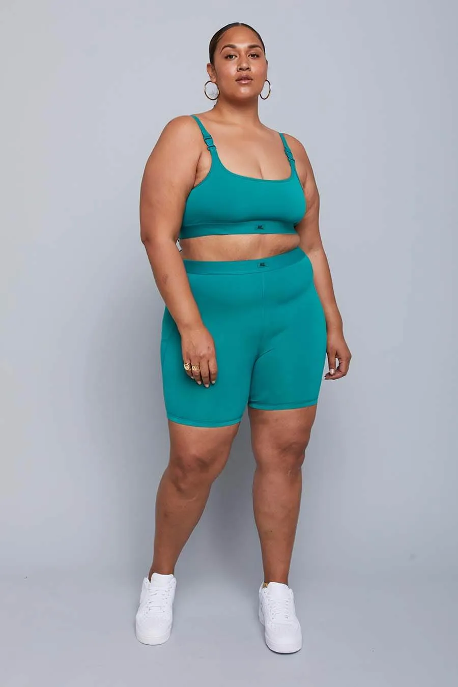 ME. Teal Bike Short