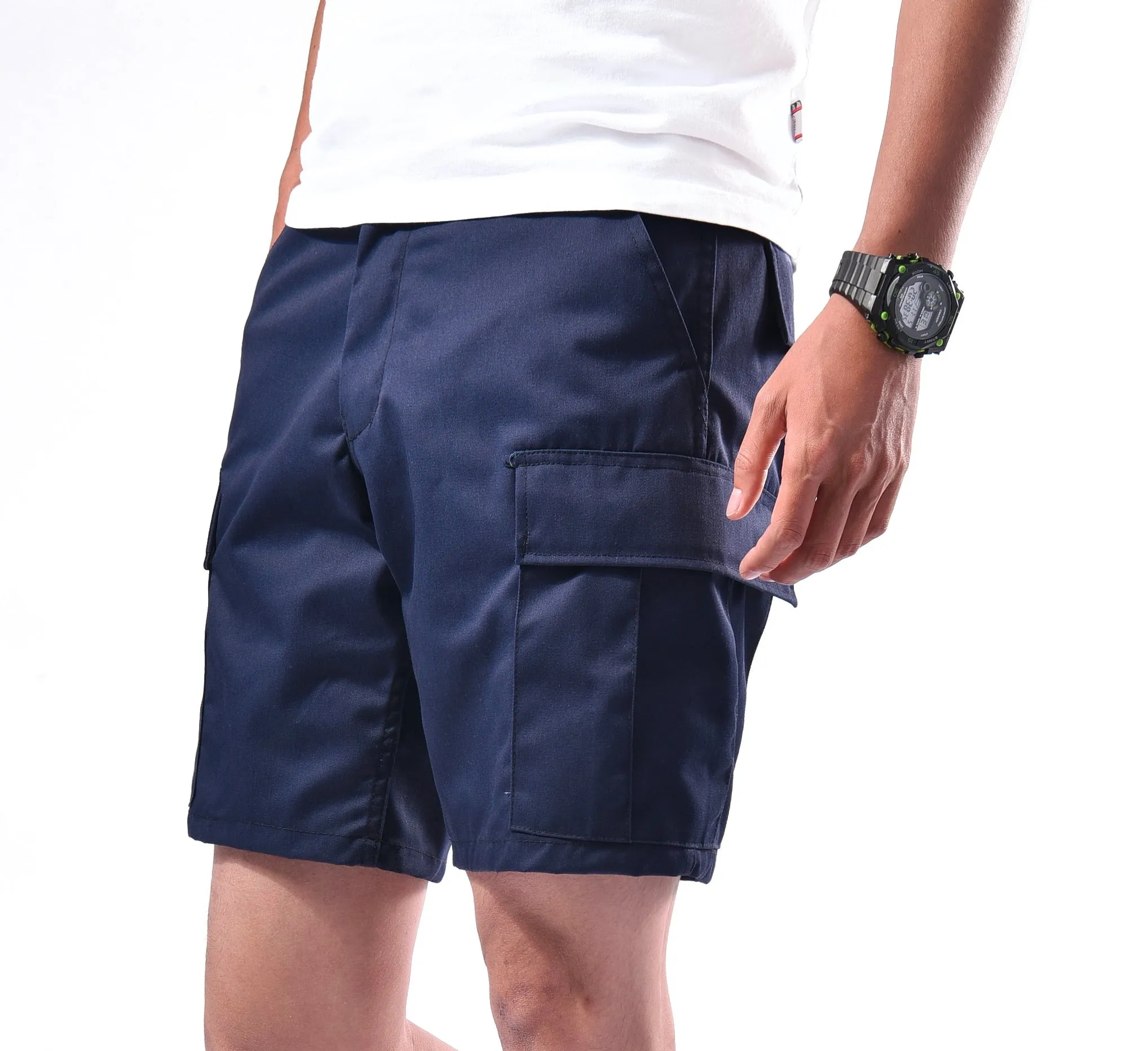 Mens Casual Cargo Shorts Army Military BDU Shorts - Solid Colors