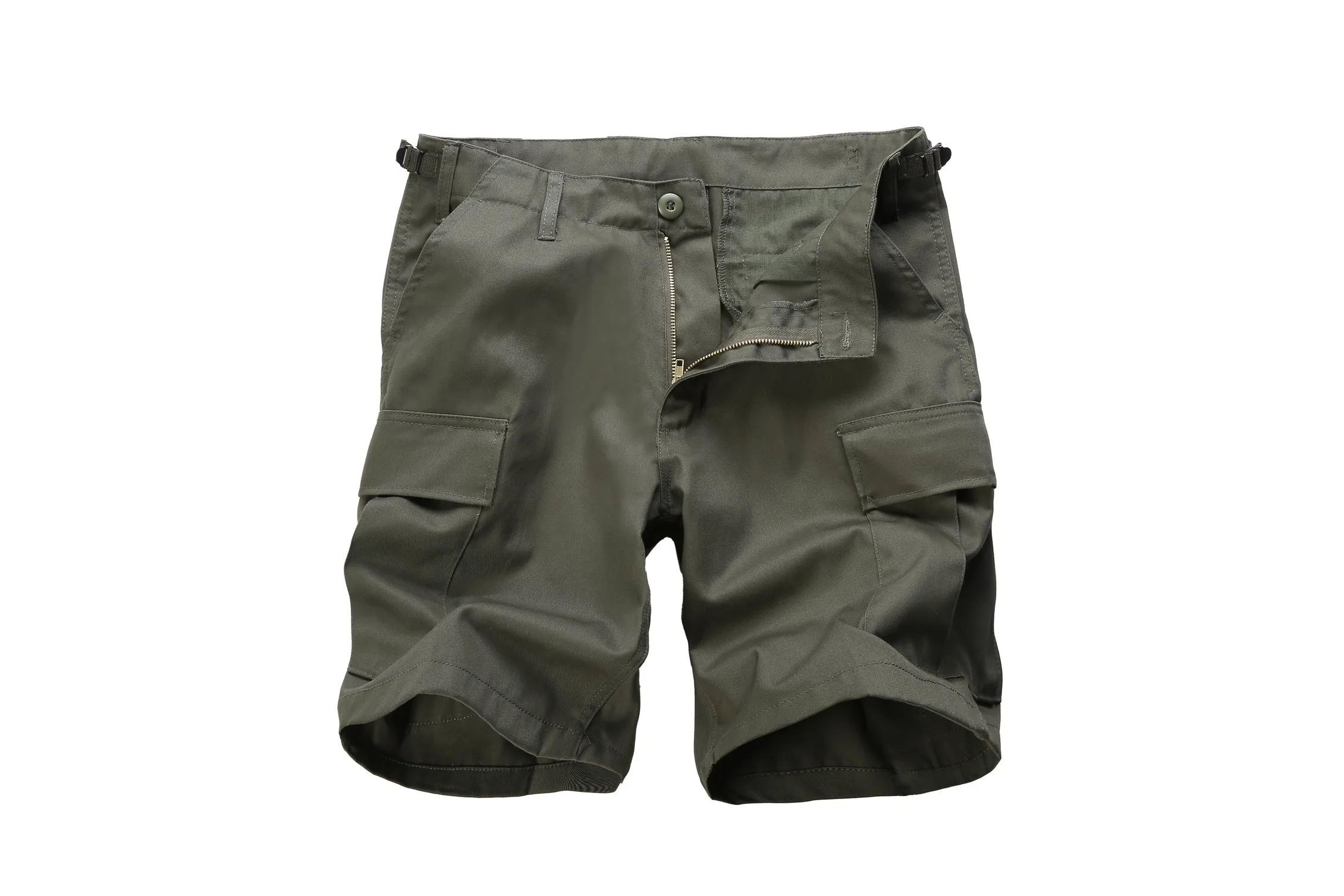 Mens Casual Cargo Shorts Army Military BDU Shorts - Solid Colors