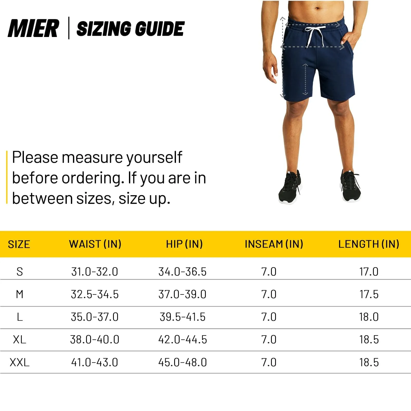Men's Cotton Sweat Shorts 7 Inch Lounge Jersey Shorts