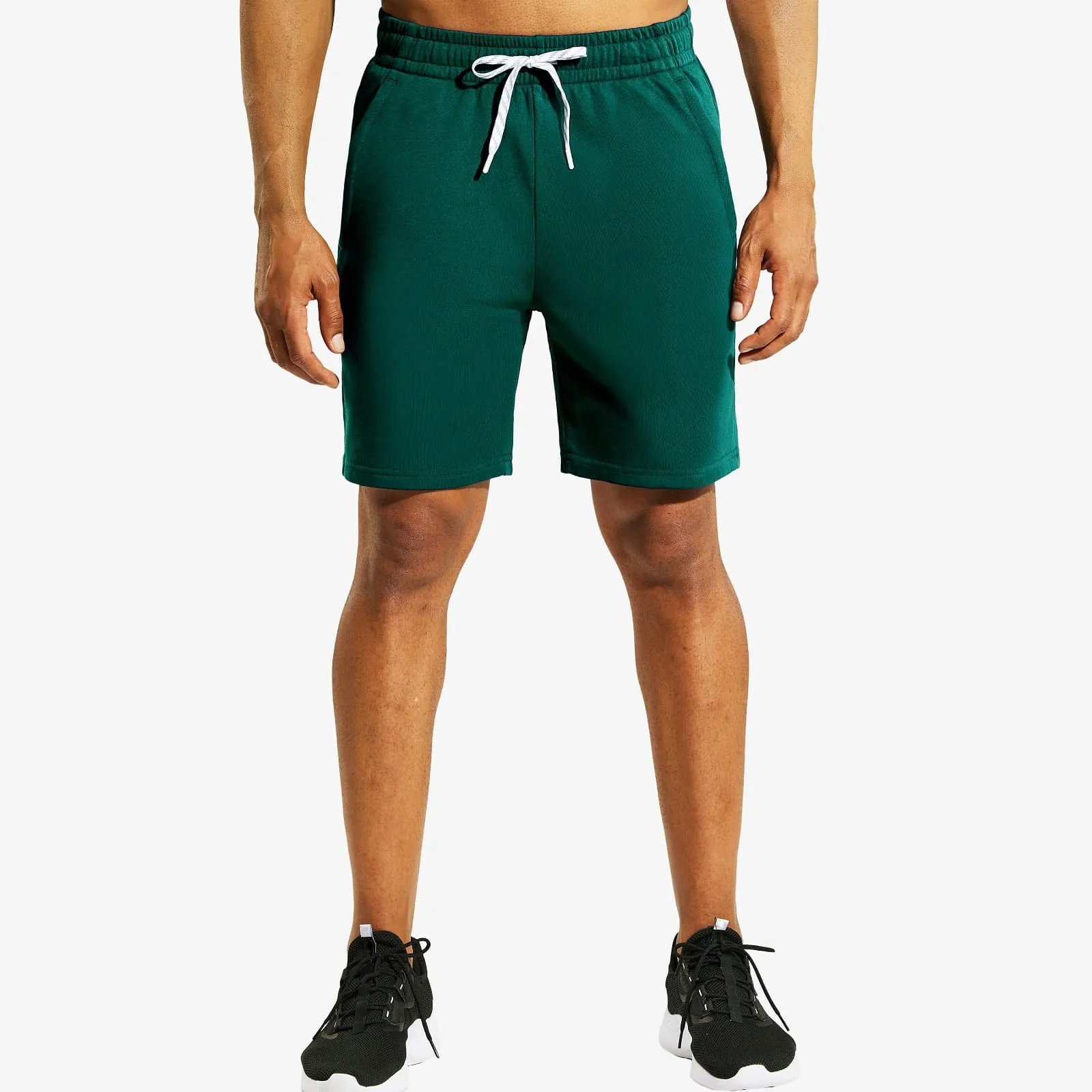 Men's Cotton Sweat Shorts 7 Inch Lounge Jersey Shorts