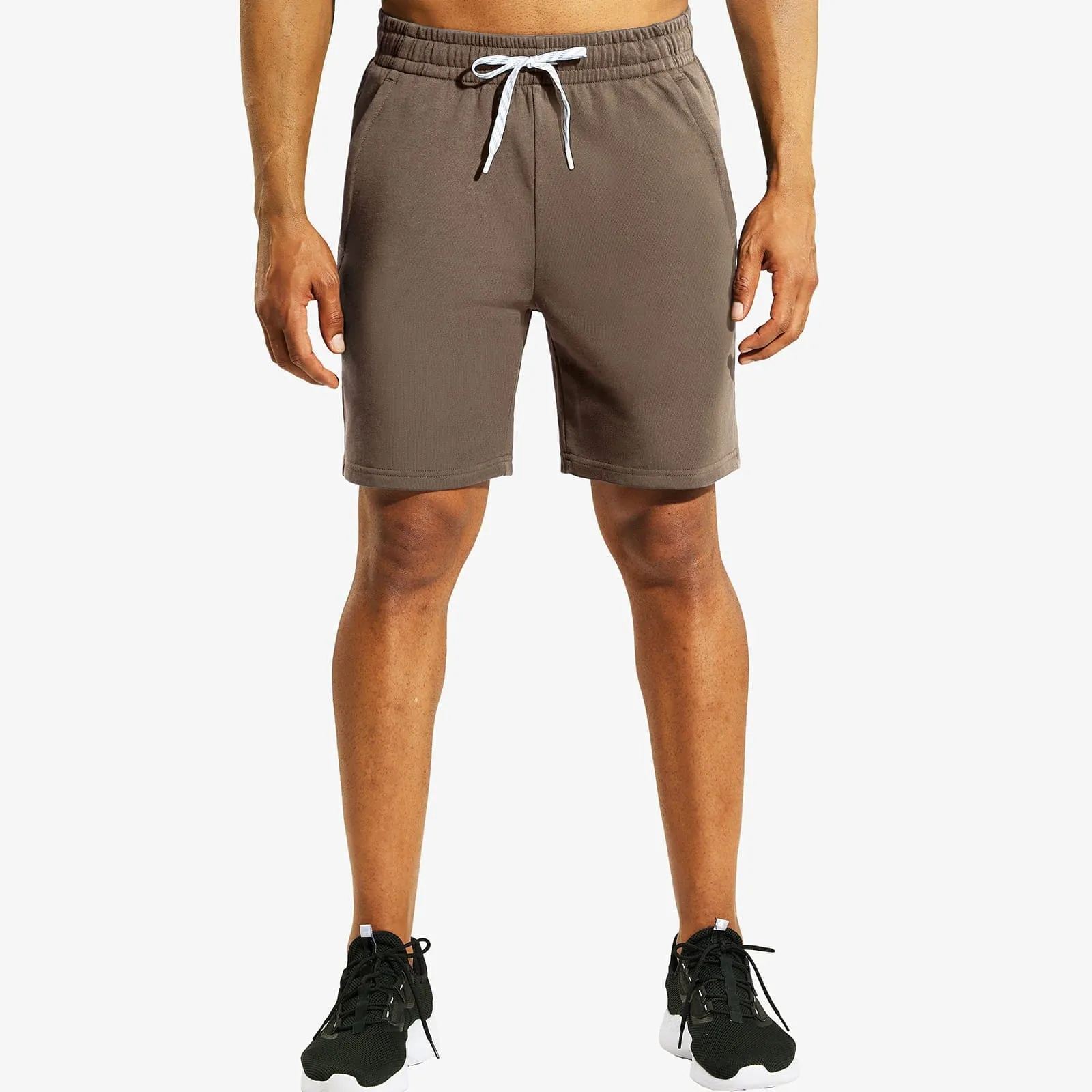 Men's Cotton Sweat Shorts 7 Inch Lounge Jersey Shorts
