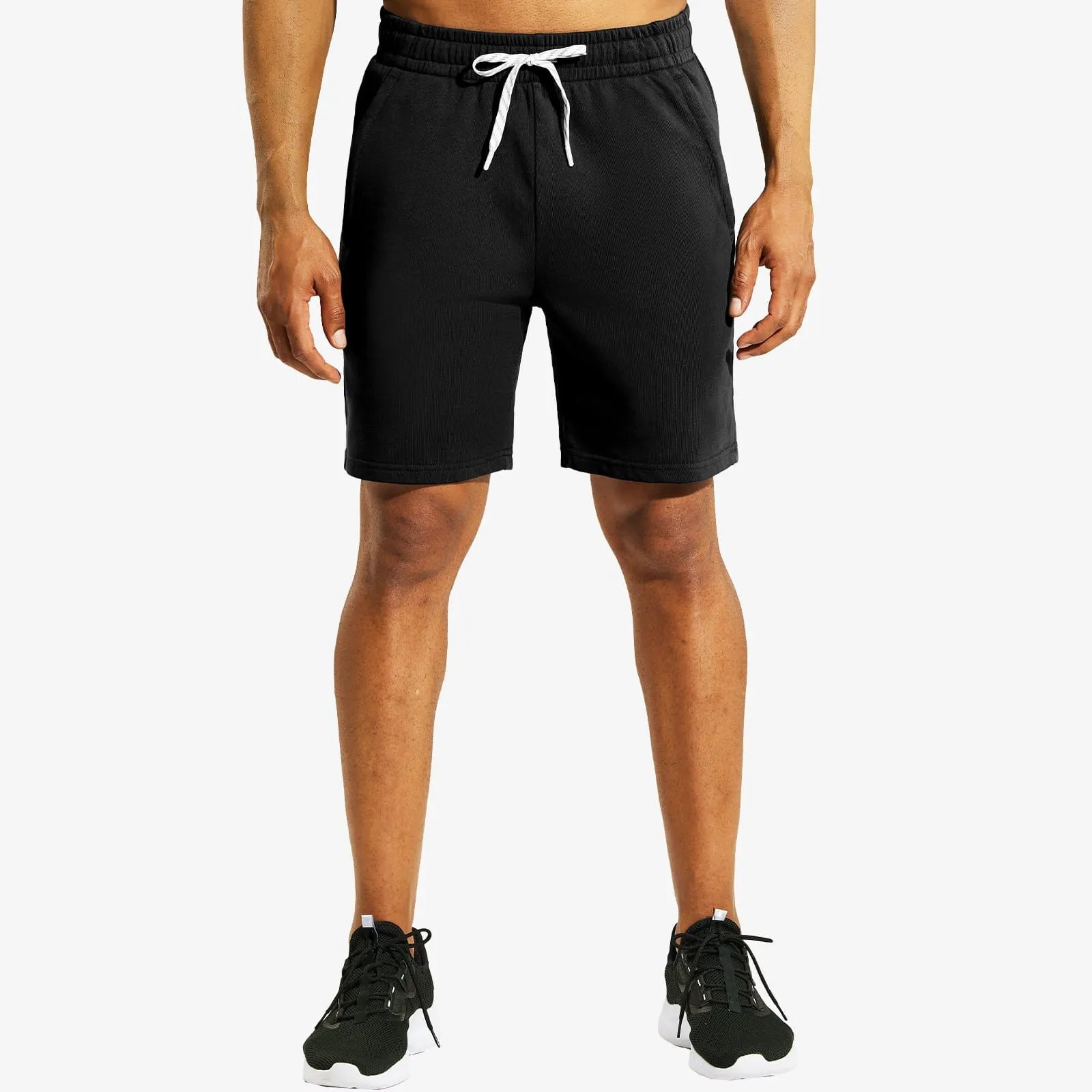 Men's Cotton Sweat Shorts 7 Inch Lounge Jersey Shorts