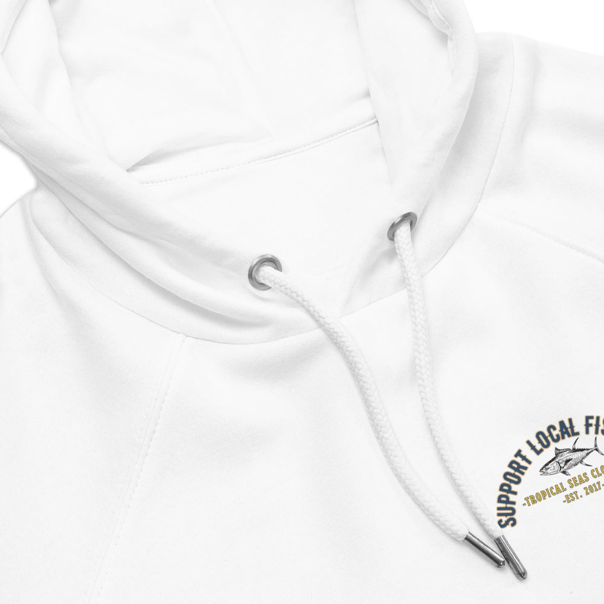 Men's Support Local Fisheries Tuna Eco Raglan Hoodie