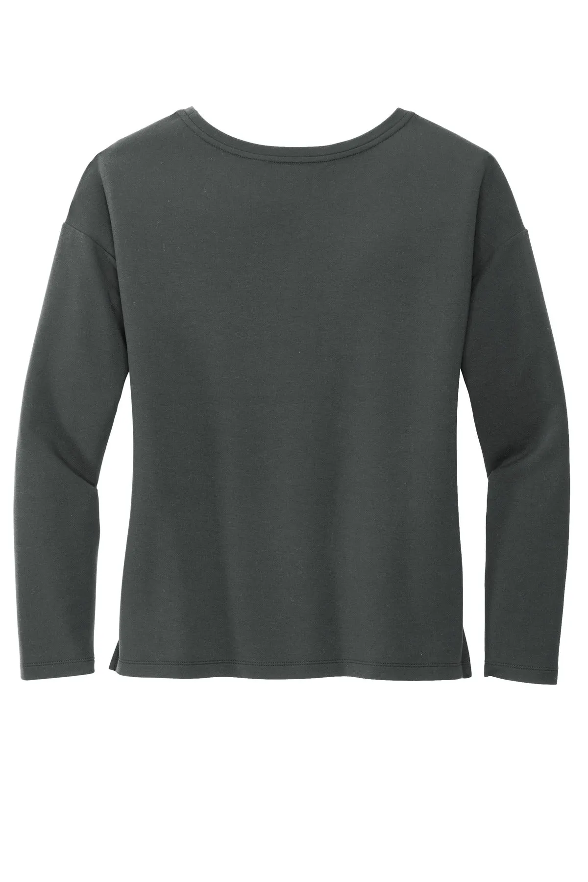 Mercer Mettle Women's Stretch Drop Shoulder Pullover MM3013 Anchor Grey