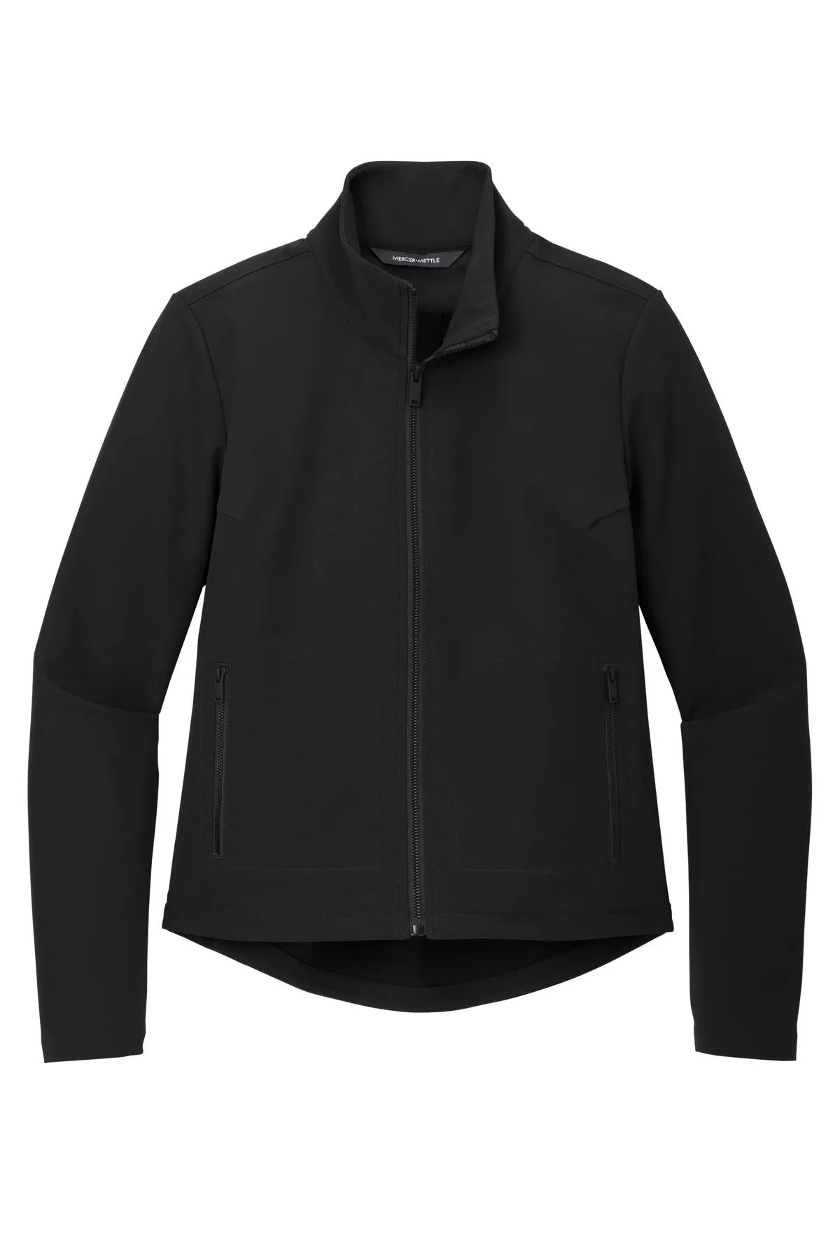 Mercer Mettle Women's Stretch Soft Shell Jacket MM7103 Deep Black