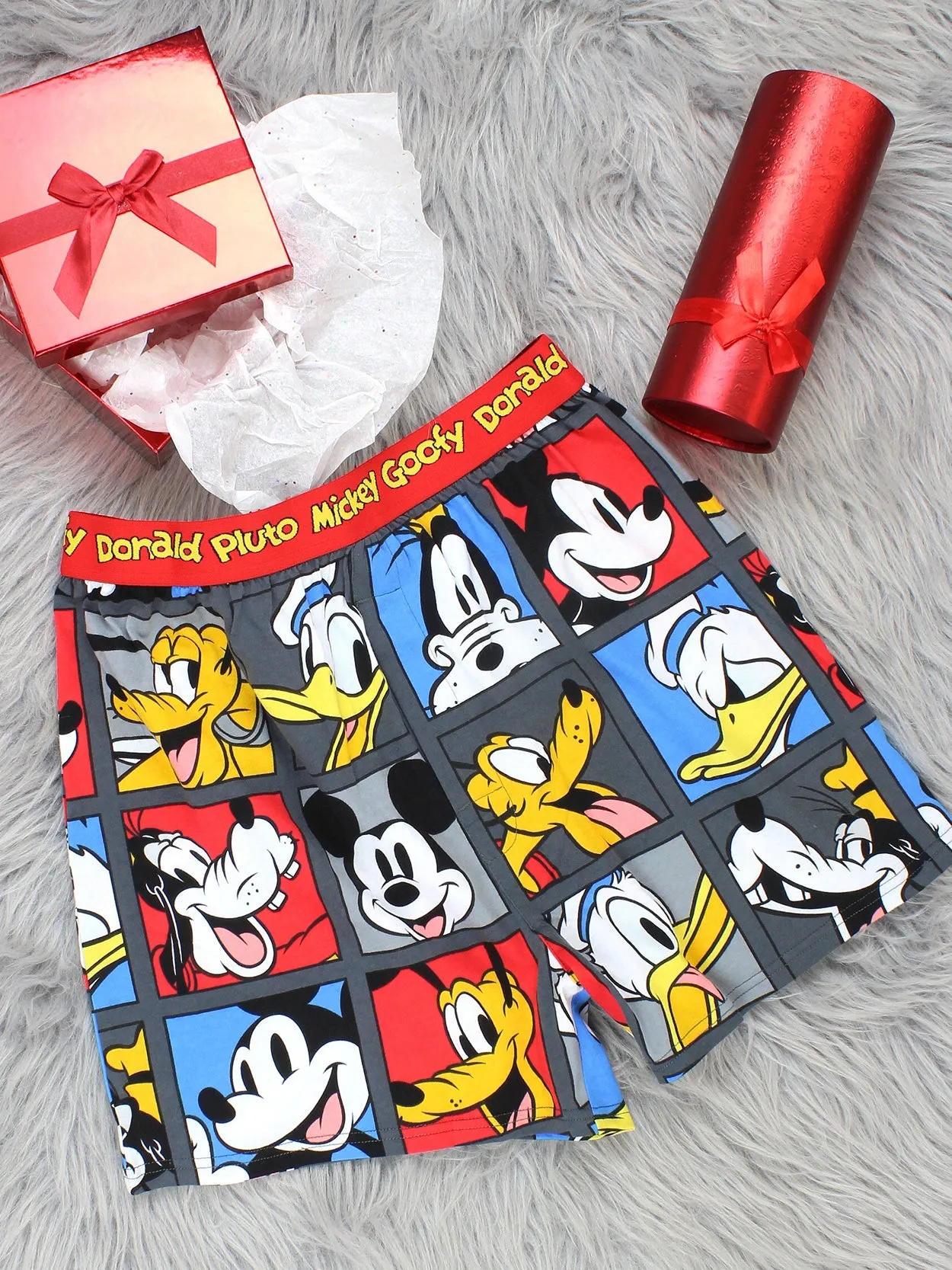 Mickey Mouse and Friends Comic Style Boxer Shorts