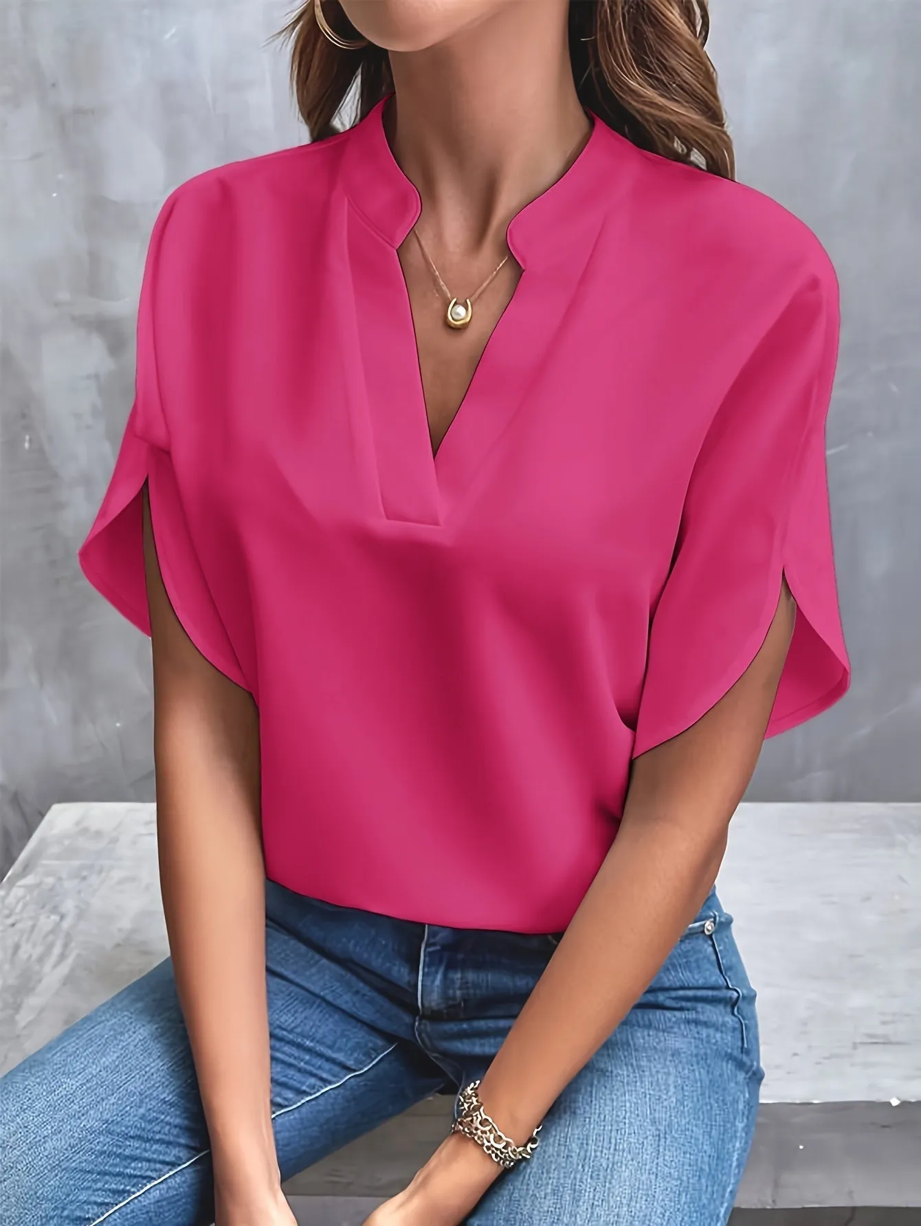 Mina™ - Exquisite Elegance Blouse for a Touch of Luxury