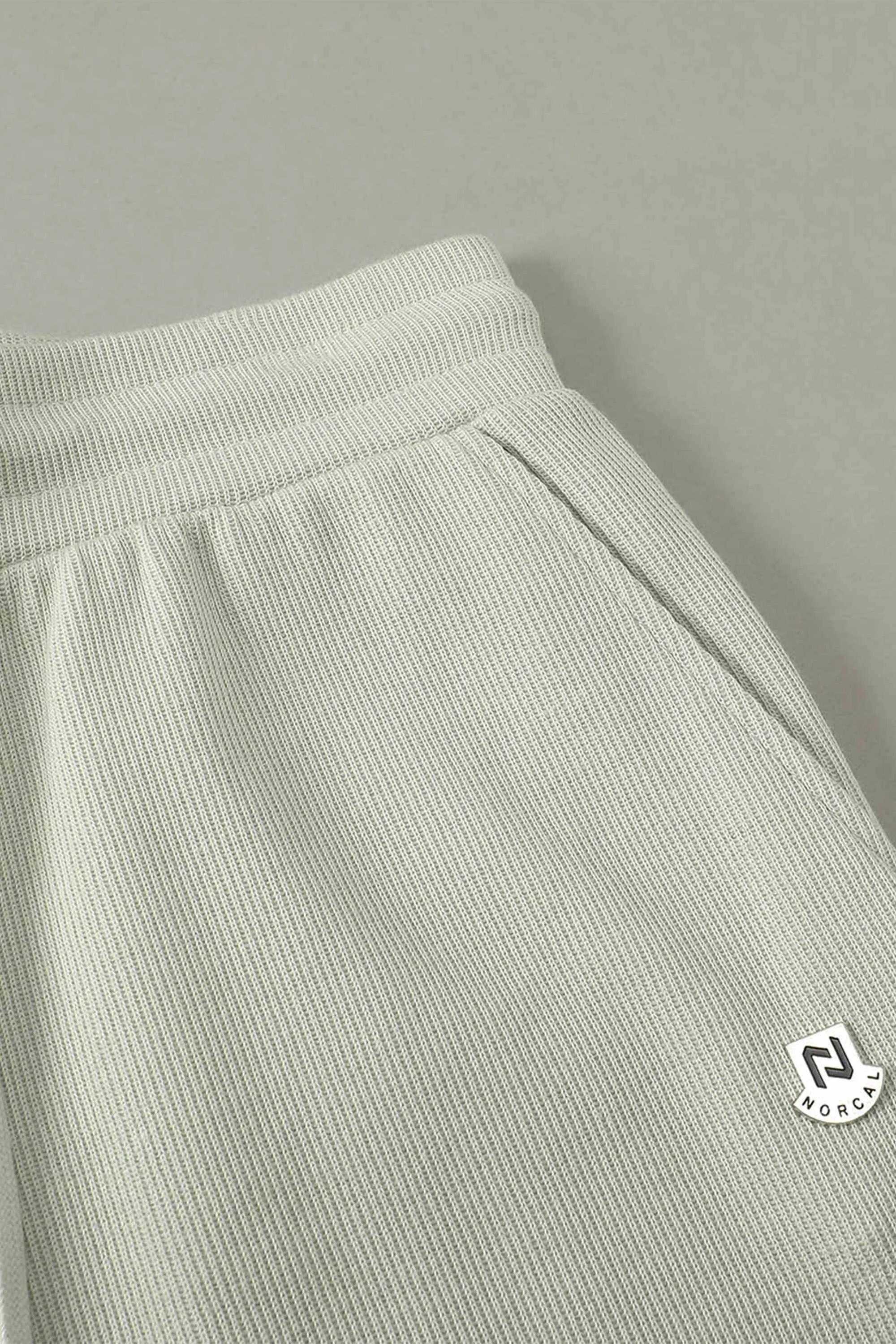 Mint Green Sweater Knit Shorts