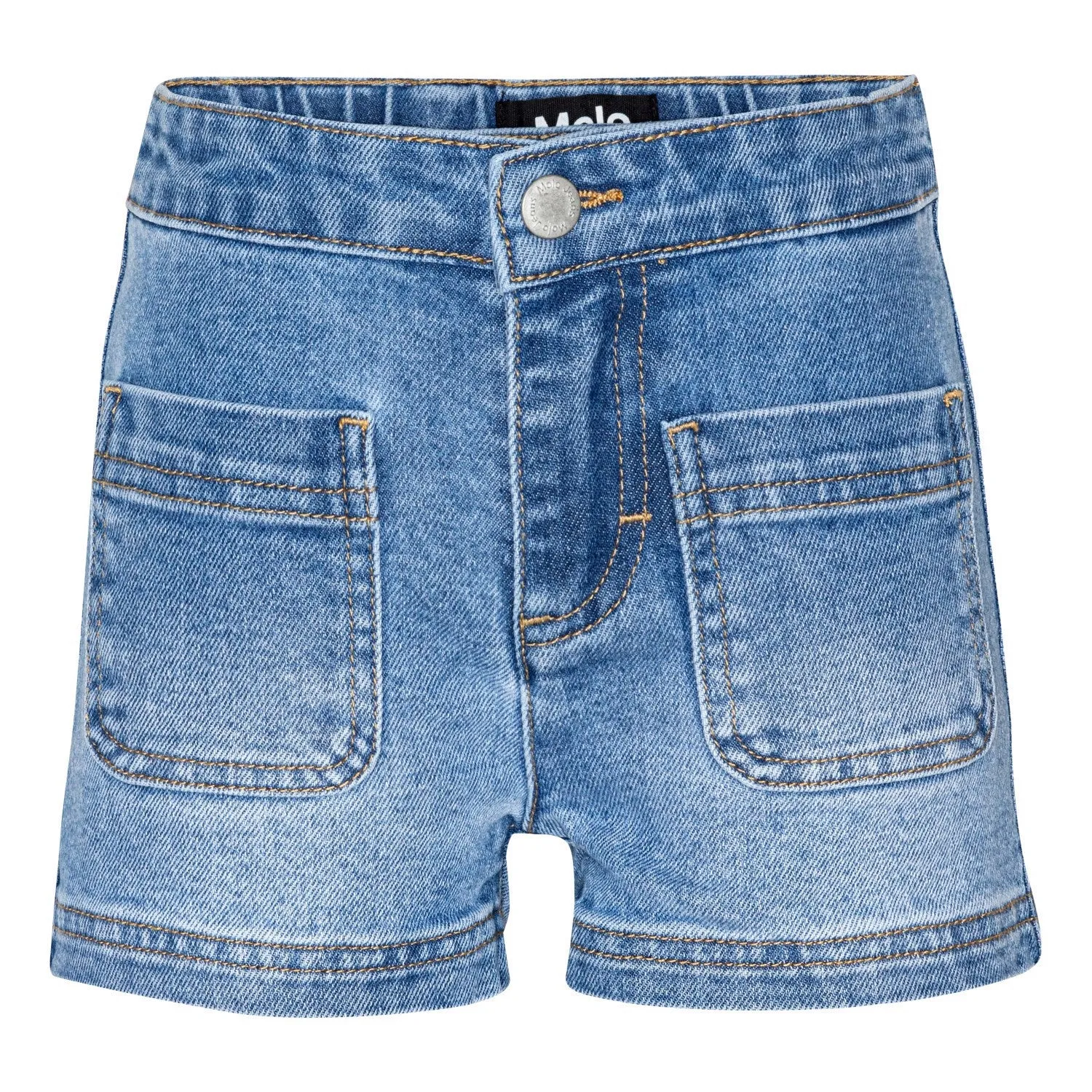 Molo - Amanda Short - Light Blue Denim