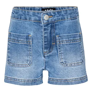 Molo - Amanda Short - Light Blue Denim