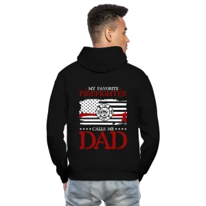 My Favorite Firefighter Calls Me Dad Gildan Heavy Blend Adult Hoodie (CK3703