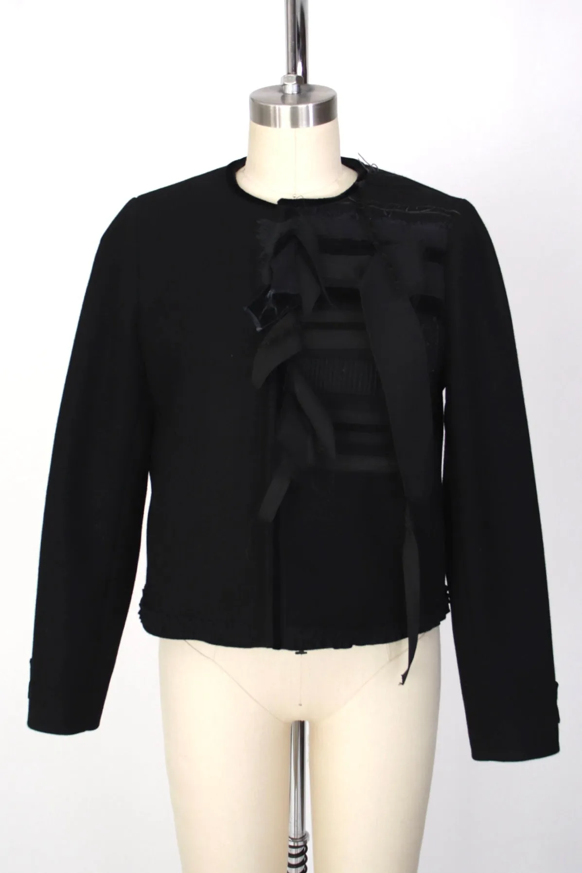 N°21 Wool Ribbon Trim Jacket