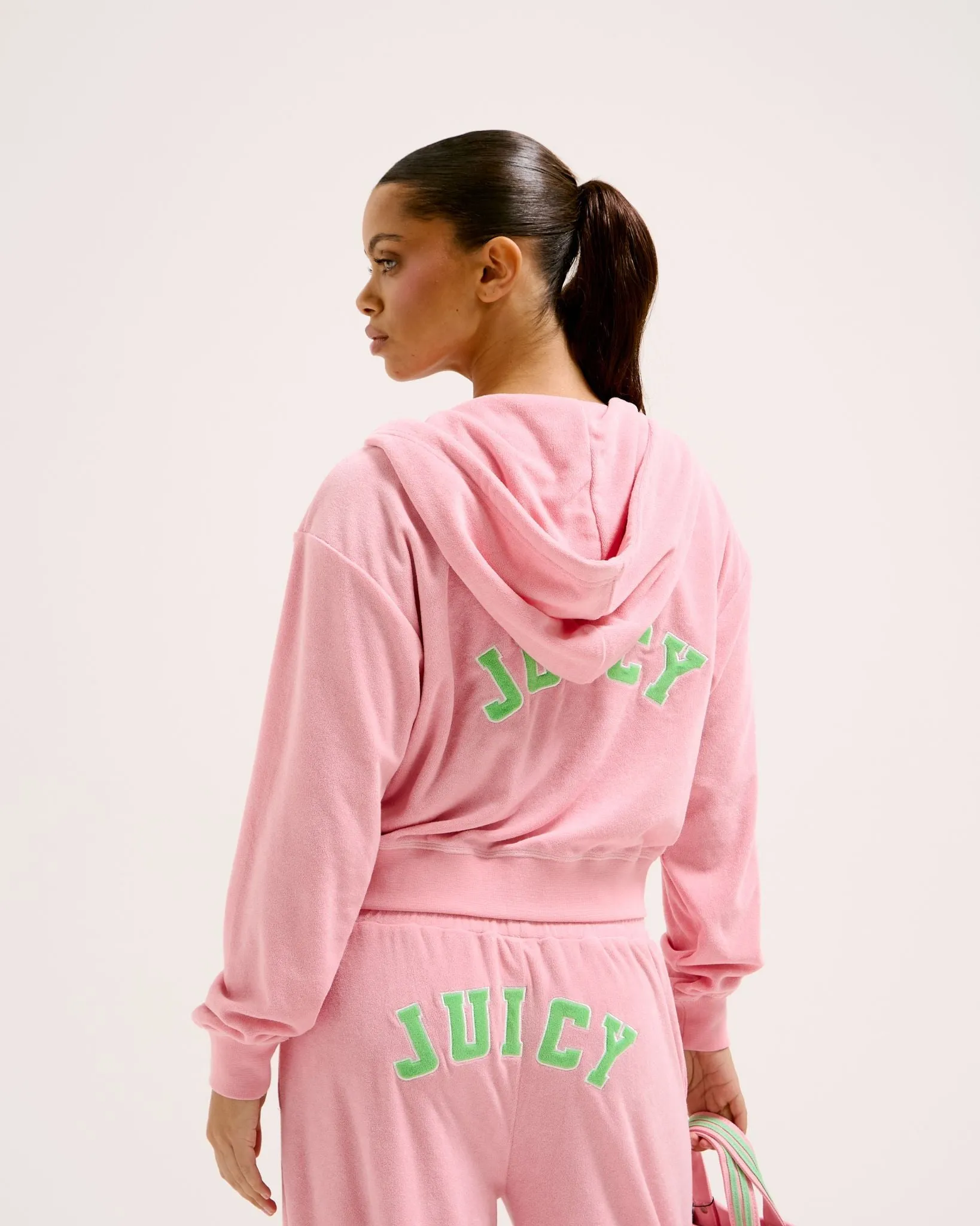 Nala Collegate Oversized Cropped Hoodie