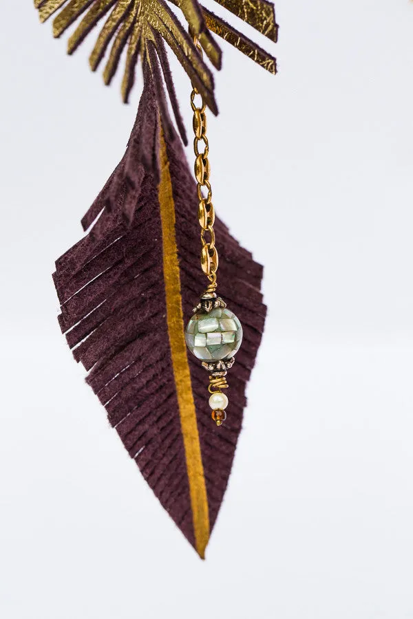Naz Feather earring