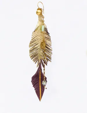 Naz Feather earring