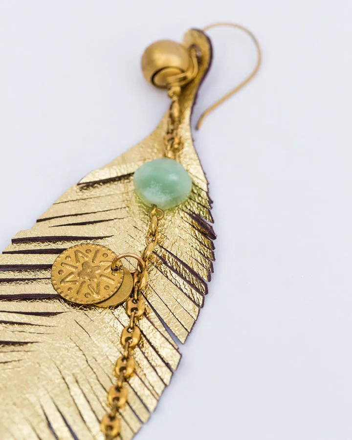 Naz Feather earring