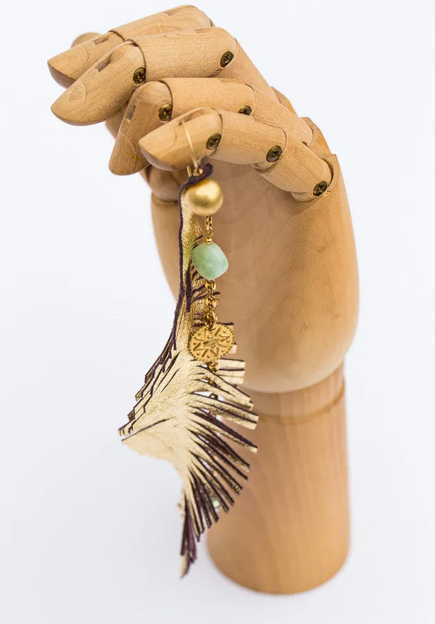 Naz Feather earring