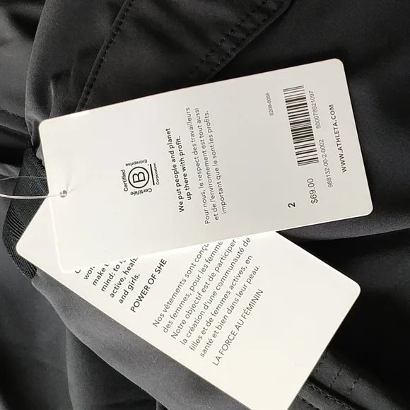 New Athleta Vienna Cargo Skort Size 2