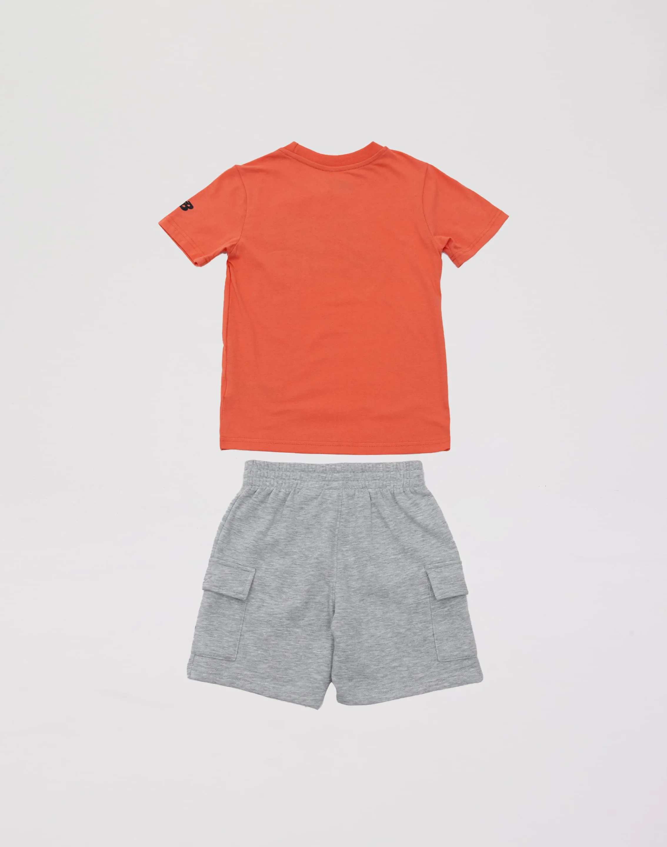 New Balance Fleece Cargo Shorts Set Grade-School