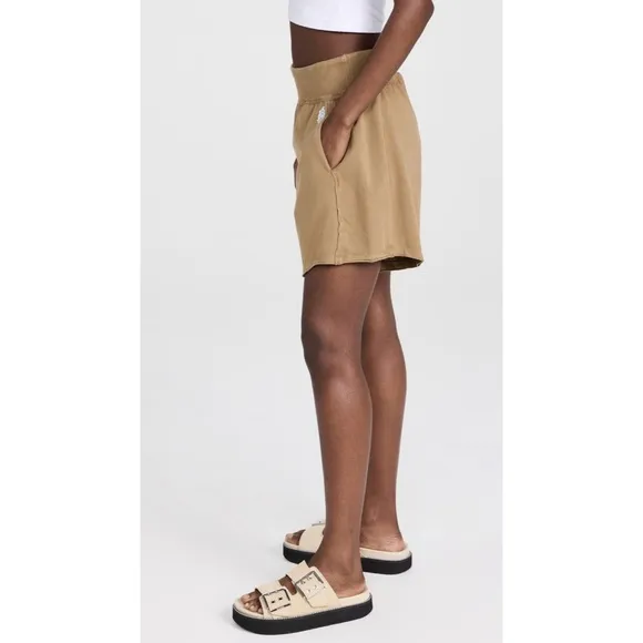 New Free People Hot Shot Harem Shorts in Khaki Tobacco Size Medium