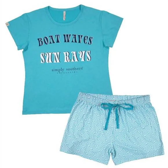 NEW SIMPLY SOUTHERN pajama loungeset in scroll