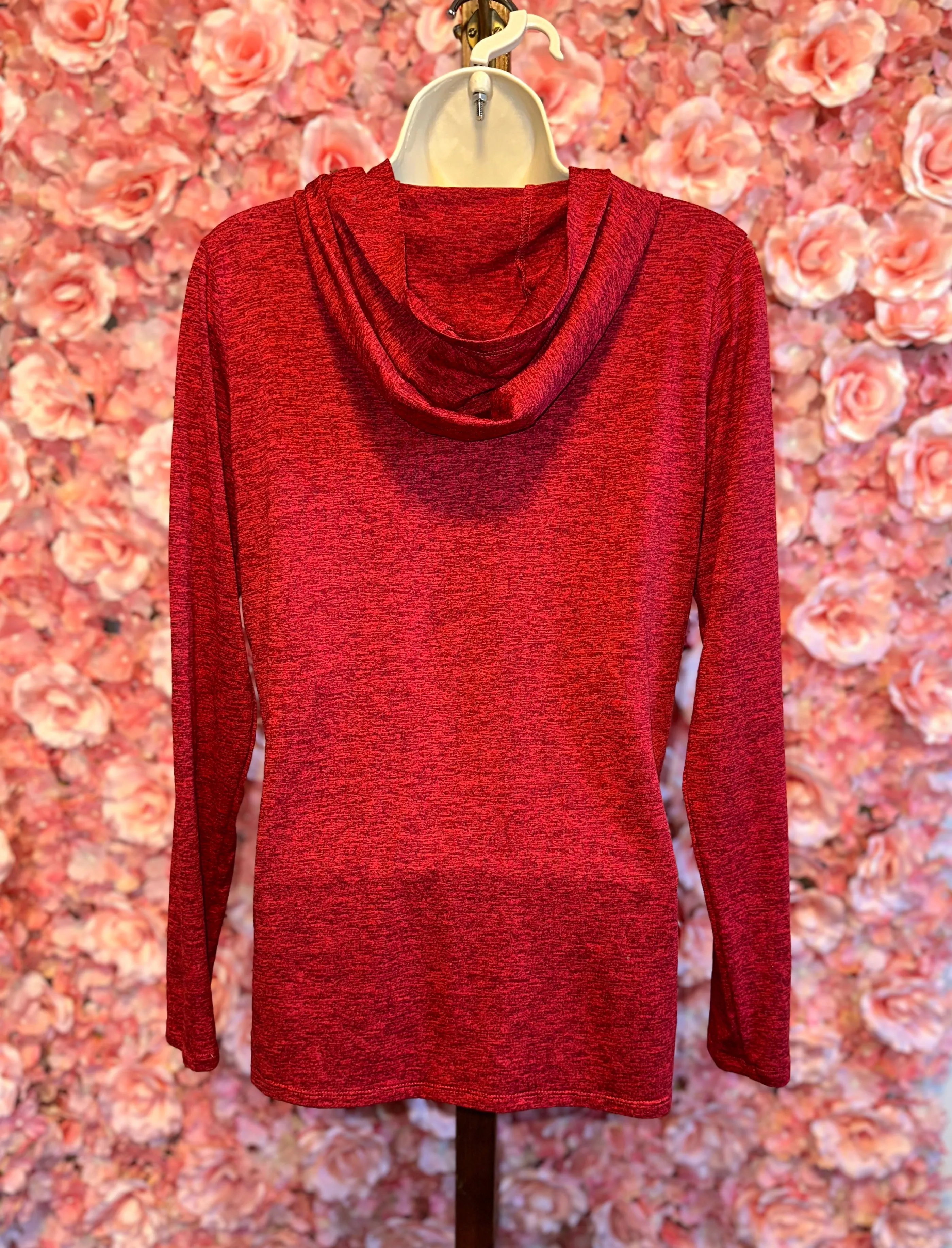 Nike (Medium) Red Dri-Fit Lightweight Hoodie