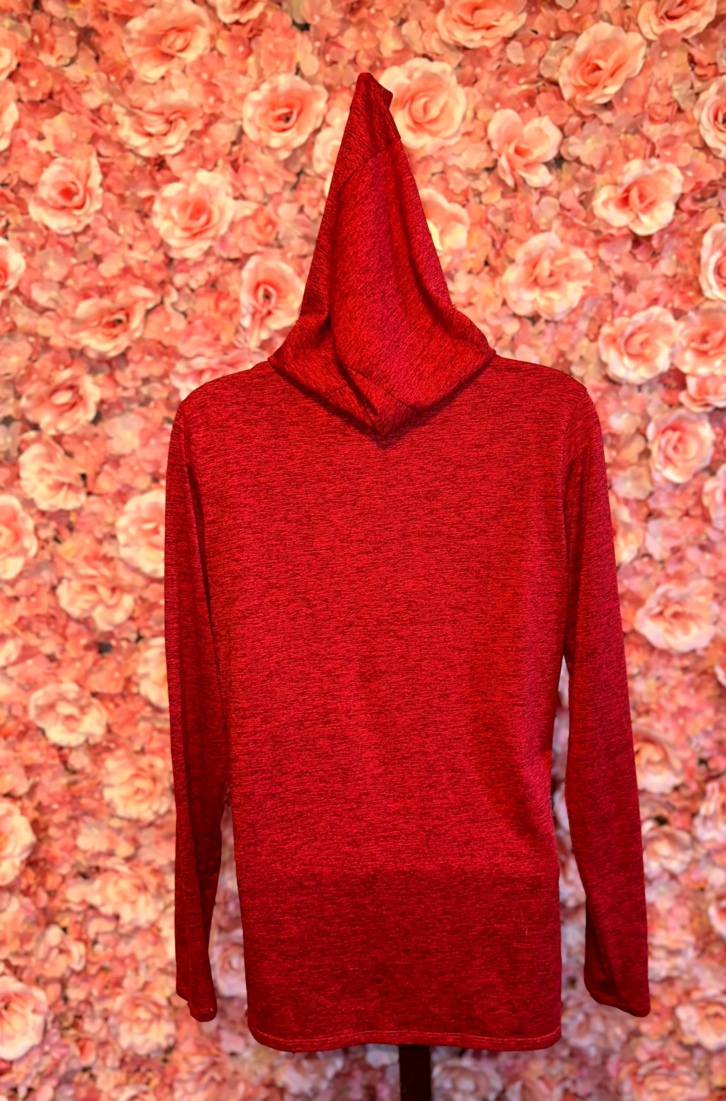 Nike (Medium) Red Dri-Fit Lightweight Hoodie