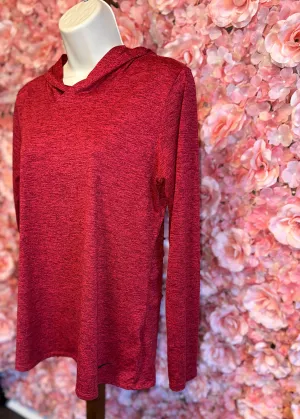 Nike (Medium) Red Dri-Fit Lightweight Hoodie