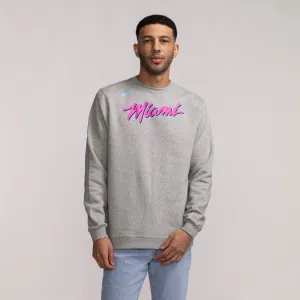 Nike Miami HEAT Original Vice Fleece Crewneck