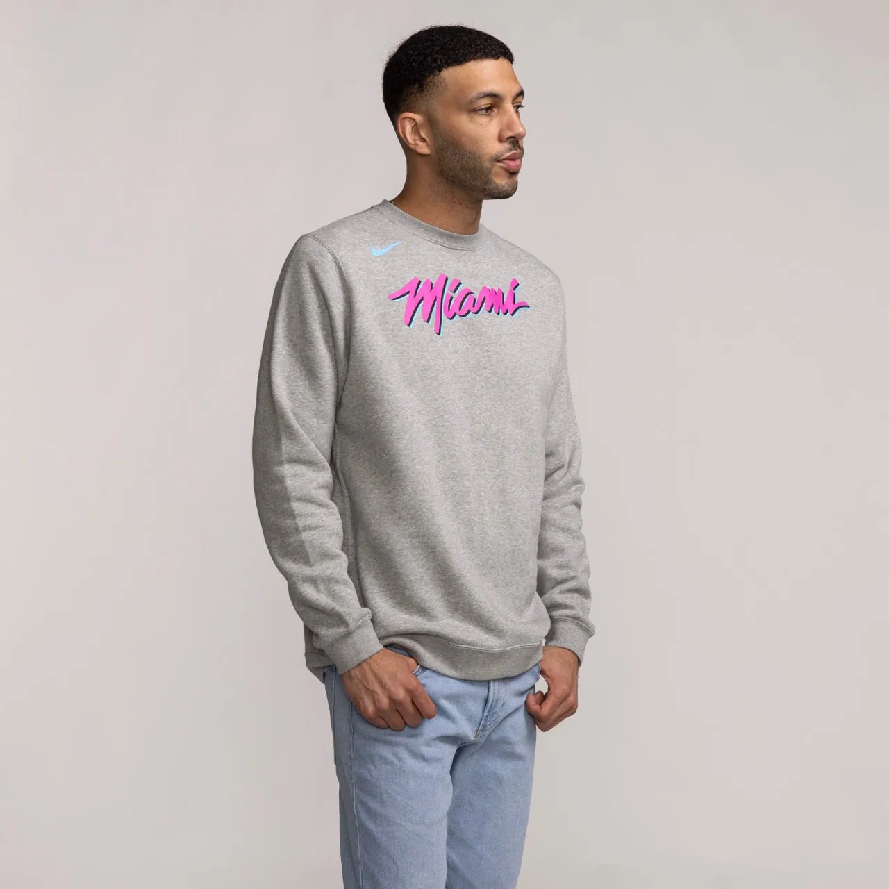 Nike Miami HEAT Original Vice Fleece Crewneck