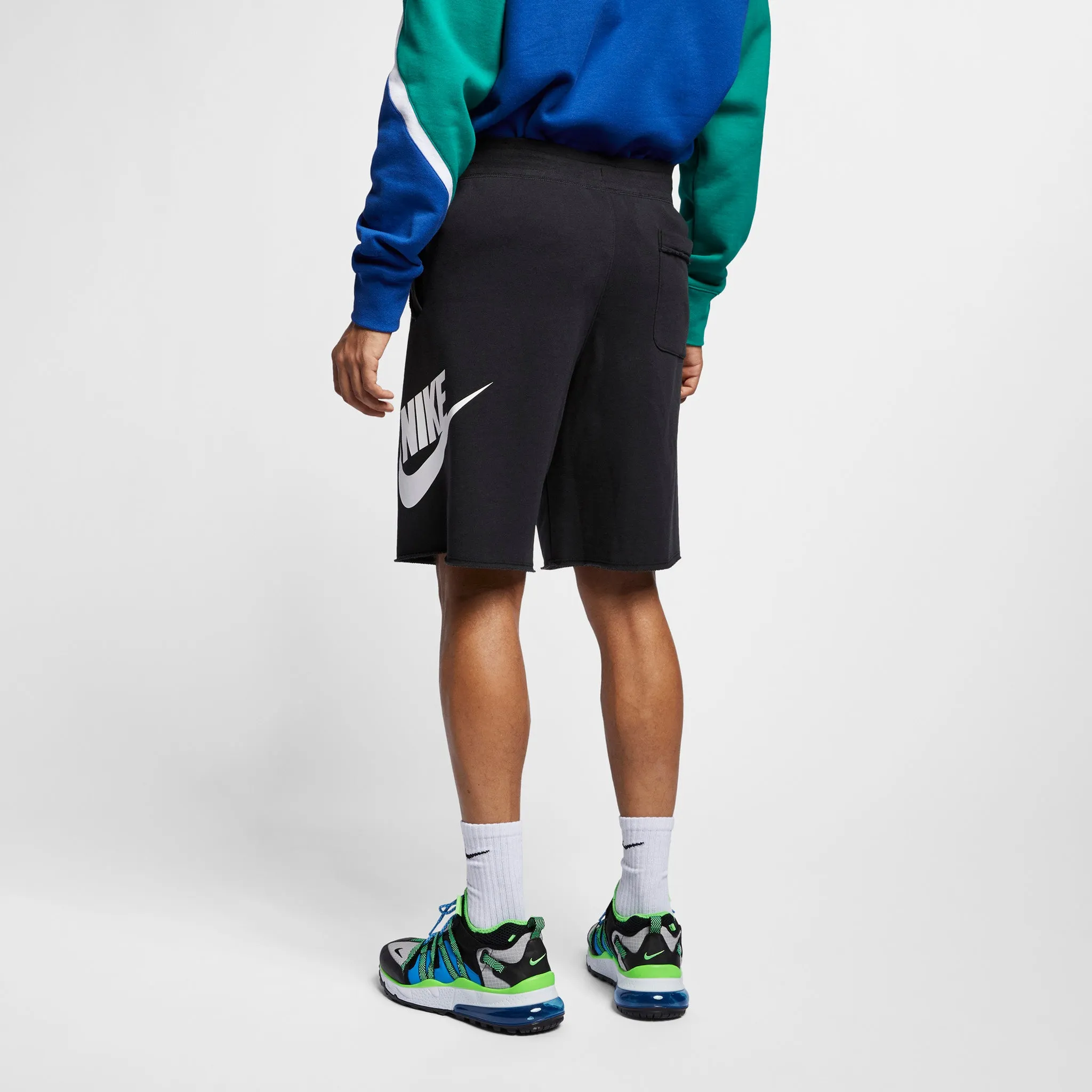 Nike Sportswear Alumni French Terry Shorts Black / White