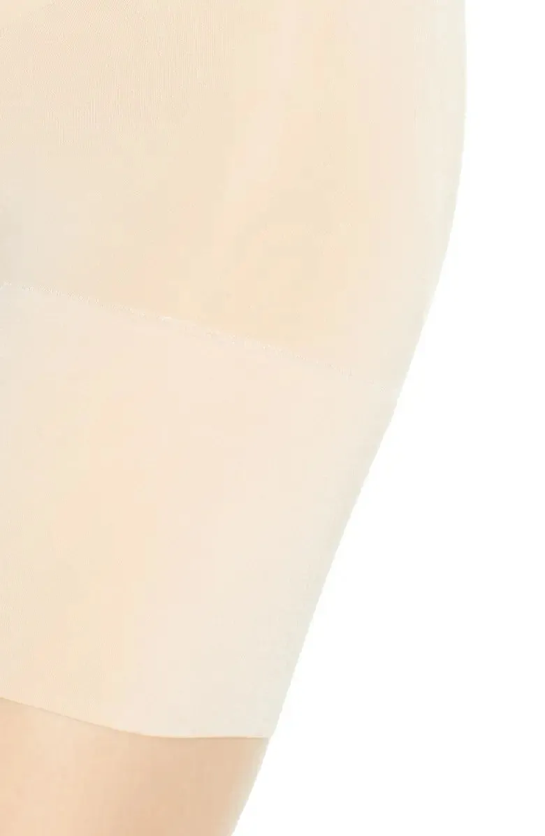 Nordstrom Item! SPANX OnCore High Waist Mid Thigh Shaper Shorts, Soft Nude, sz Large, retails $94 