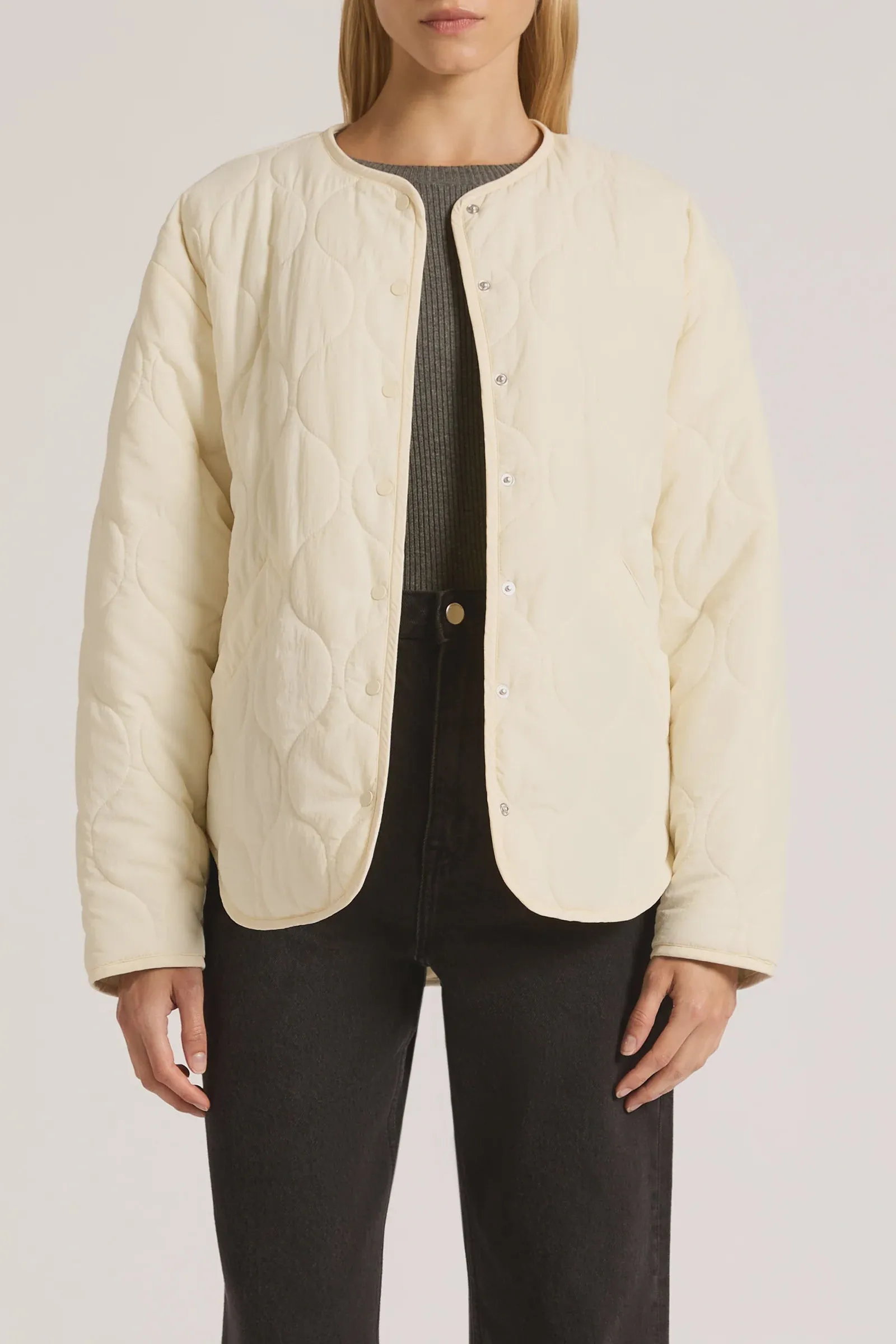 Nude Lucy Shiva Quilted Jacket Cloud