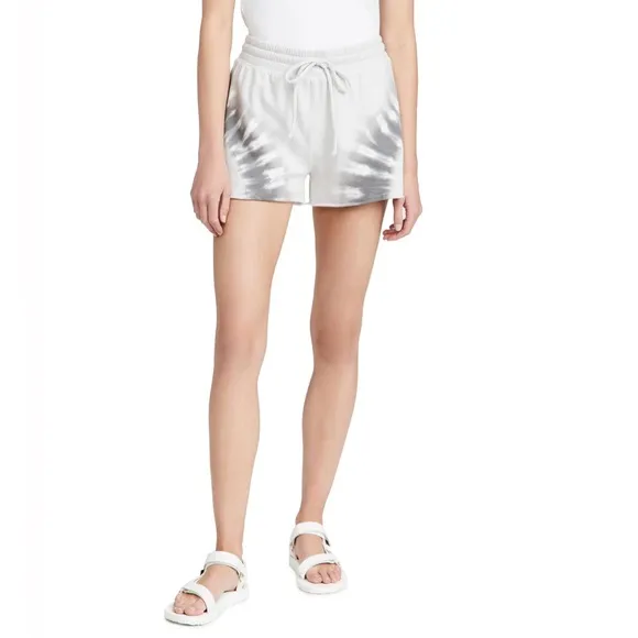 NWOT Beyond Yoga Tie Dye Come Through Shorts - Gray Tie Dye