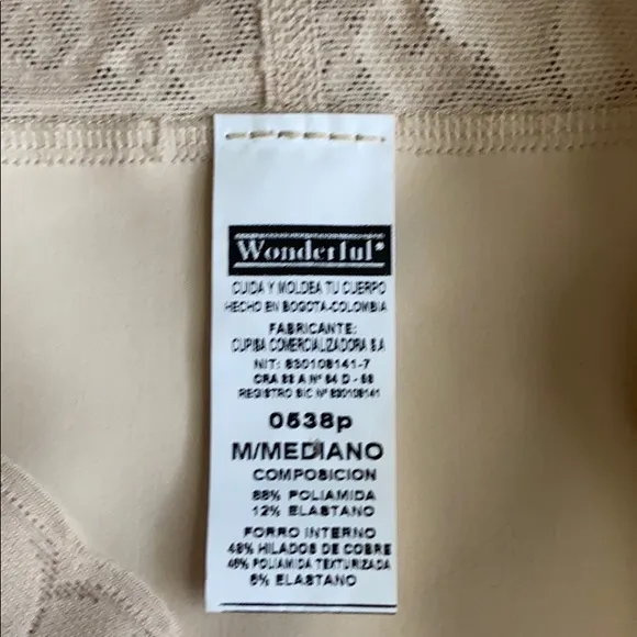 NWOT Wonderlul Kardashian Shapewear