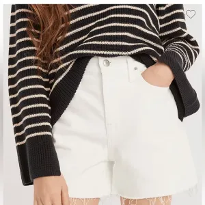 NWT Jcrew size 28 High-rise denim short in white